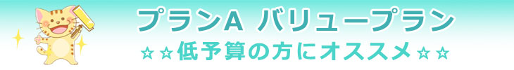 ◆ プランAバリュープラン　☆低予算の方にオススメ