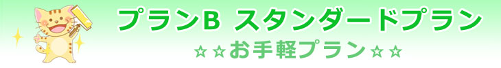 ◆ プランBスタンダードプラン　お手軽プラン☆☆